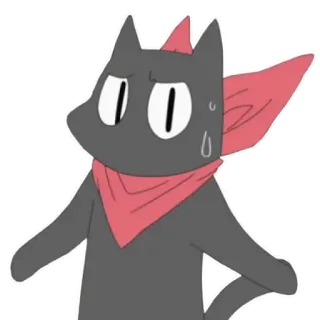 🤷‍♀ кот, животное, мультфильм, наклейка telegram sticker