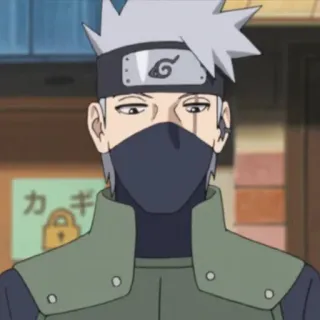 🥷 Kakashi Naruto anime, kakashi, naruto, ninja telegram sticker