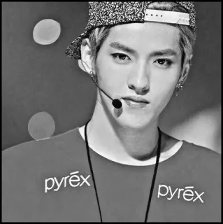 ♠️ pyrex pyrex persona, uomo, Kris Wu, ritratto, cantante, K-pop telegram sticker