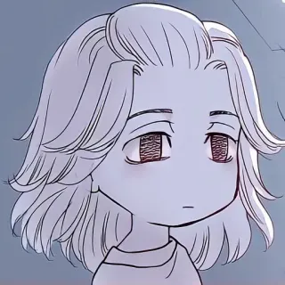 😐 Аниме, Персонаж, Манга, Мультфильм telegram sticker
