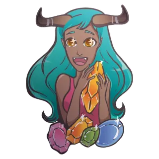 Demon Maze by @zeligen7 telegram stickers