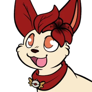 😃 Vulpix Pokémon telegram sticker