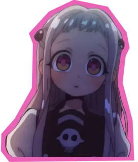 😍 Nene Yashiro Toilet-bound Hanako-kun anime, manga, Nene Yashiro, Toilet-bound Hanako-kun, sticker, cute, female whatsapp sticker