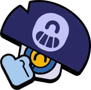 👍 sticker, gesto, dito medio, cartone animato, illustrazione, divertente, umorismo, offensivo whatsapp sticker