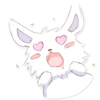 😍 mèo, dễ thương, trái tim, tình yêu, kawaii, động vật telegram sticker