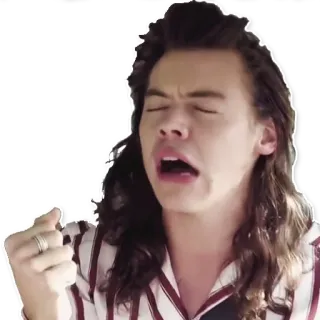😄 Harry Styles harry styles, chanteur, musique, pop star, célébrité, personne telegram sticker