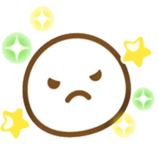 😠 Emoji, Rosto, rabugento, desenho animado whatsapp sticker