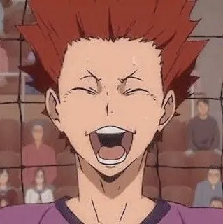 🍁 Tendō Satori Haikyu!! อนิเมะ, ไฮคิว!!, เท็นโด ซาโตริ, วอลเลย์บอล, ตัวละคร, มังงะ telegram sticker