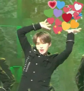 ❤️ persona, cuori, amore, kpop, idol, musica whatsapp sticker
