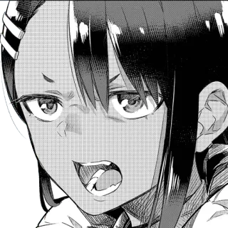 😄 Nagatoro Don't Toy with Me, Miss Nagatoro Nagatoro, Anime, Manga, Ijiranaide, Nagatoro-san, Miss Nagatoro telegram sticker