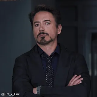 🫥 Tony Stark Marvel Cinematic Universe telegram sticker