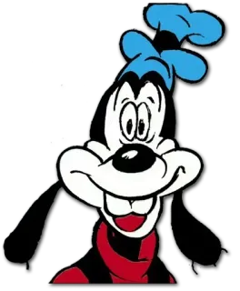 😃 Goofy cartone animato, cane, Disney, personaggio, Goofy, animazione, divertente whatsapp sticker