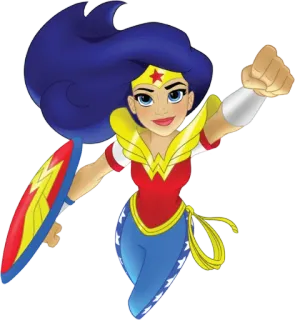 👊 Wonder Woman Wonder Woman, DC Comics, Superhero, Comic book, Cartoon telegram sticker