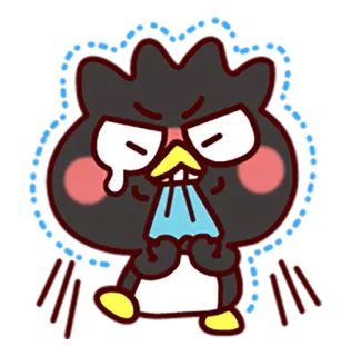 🐶 Badtz-Maru Badtz-Maru, pingouin, Sanrio, personnage, sticker telegram sticker