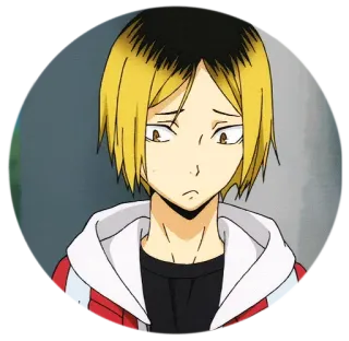 😔 Kozume Kenma Haikyuu!! Anime, Haikyuu, Kozume Kenma, Kenma, Dessin animé whatsapp sticker
