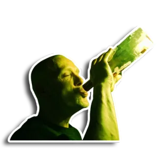 🍷 drinking, alcohol, bottle, man telegram sticker