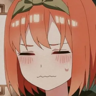 🍑 fille anime, pleurer, triste, dessin animé, animation telegram sticker