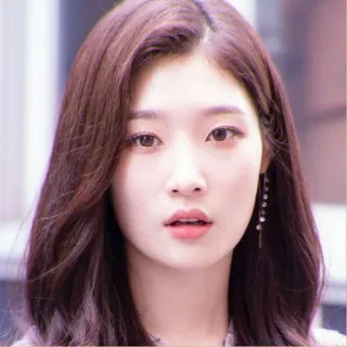🍥 女性, 肖像, 亚洲, 美女, 头发, 脸 telegram sticker