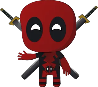 💪 Deadpool Deadpool, Marvel, Supereroe, Spade, Cartoni animati, Fumetti telegram sticker