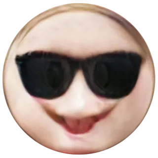 😎 Мем, Лицо, Солнцезащитные очки, Эмодзи, Смешно, Интернет-мем telegram sticker