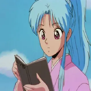 📚 死神 Аниме, Девушка, Книга, Смерть, Японский telegram sticker