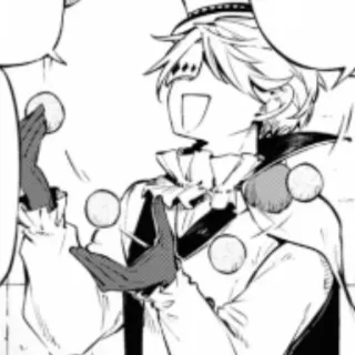 🃏 badut, sirkus, anime, manga, juggling, penampil, ilustrasi telegram sticker