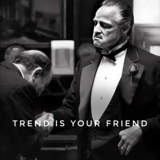 🤝 Vito Corleone The Godfather TREND IS YOUR FRIEND whatsapp sticker
