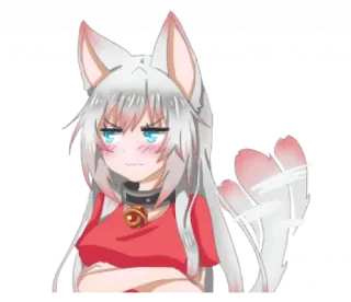 Lily – Tsundere Neko  whatsapp stickers