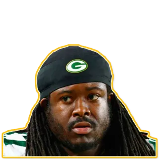 😣 atlet, sepak bola amerika, green bay packers, pemain nfl, olahraga telegram sticker