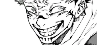 👹 Ryomen Sukuna Jujutsu Kaisen อนิเมะ, มังงะ, ตัวร้าย, ปีศาจ, ชั่วร้าย telegram sticker
