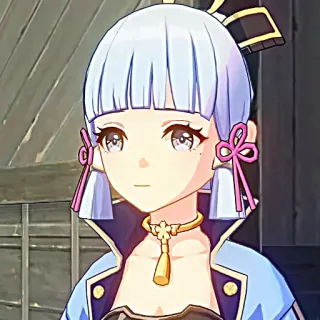 ❄️ Kamisato Ayaka Genshin Impact Anime, Video game, Karakter, Gadis, Lucu, Ayaka, Kamisato Ayaka, Genshin Impact telegram sticker