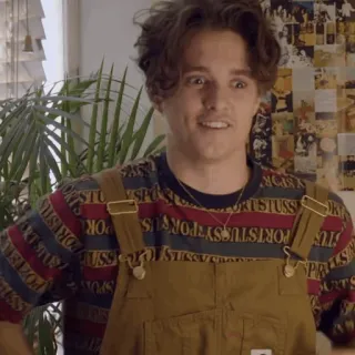 🕯 PORTSTUSSY moda, odzież, casual, portret, osoba telegram sticker
