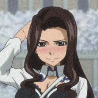 😊 anime, woman, character, cartoon, illustration, portrait telegram sticker