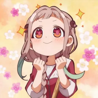 🍭 Nene Yashiro Toilet-bound Hanako-kun Anime, Mangá, Fofo, Kawaii, Fanart, Garota, Nene Yashiro telegram sticker