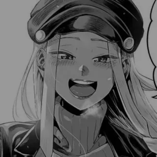 ➰ Anime, Manga, Charakter, Porträt, Mädchen, Frau, Lächeln telegram sticker