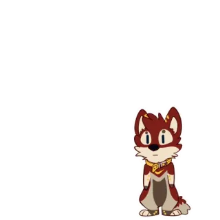 😶 Furry, Lobo, Dibujos animados, Animal telegram sticker