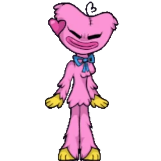 💗 Huggy Wuggy Huggy Wuggy, Poppy Playtime, Horreur, Rose, Dessin animé, Monstre, Créature telegram sticker