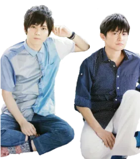 👬 男人, 肖像, 坐着, 人们 telegram sticker