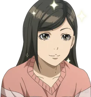 ✨ Anime, Frau, Funkeln, Cartoon, Mädchen, Porträt whatsapp sticker