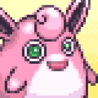 😄 Cleffa Cleffa, Pokémon, fofo, rosa, personagem de videogame telegram sticker