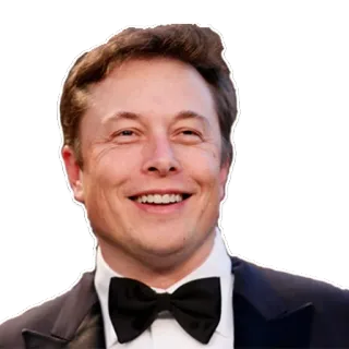 🤣 Elon Musk Elon Musk, businessman, entrepreneur, Tesla, SpaceX telegram sticker