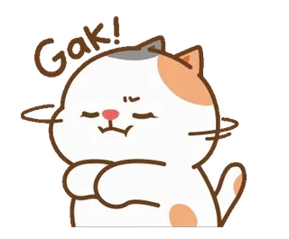 🐰 Grrr! 고양이, 귀여운, 동물, 화난, 심술궂은 whatsapp sticker