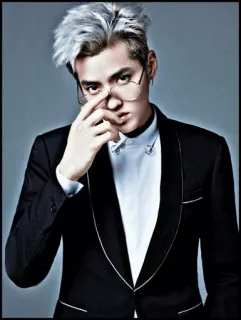 ➖ Kris Wu cantante, celebrità, maschio, kpop, moda, attore, musica, stile telegram sticker