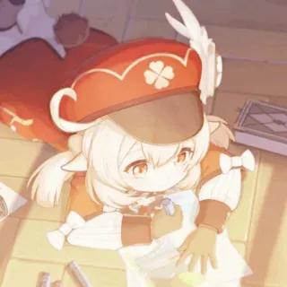💗 Klee Genshin Impact 可莉, 原神, 动漫, 游戏, 角色, 可爱 telegram sticker