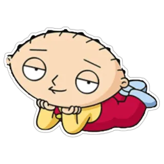 😍 Stewie Griffin Family Guy Stewie Griffin, Family Guy, cartoon, baby, funny, humor telegram sticker
