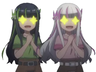 😎 动漫, 女孩, 星星, 可爱 telegram sticker