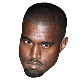 kanye west faces telegram stickers