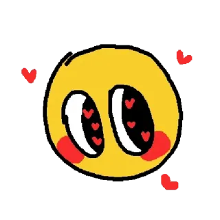 😍 Emoji, Cinta, Hati, Wajah, Ekspresi, Romantis, Lucu telegram sticker
