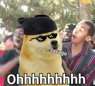 😎 Doge Ohhhhhhhhhhh
Savage doge, mem, brutalny, śmieszne, okulary, kapelusz telegram sticker