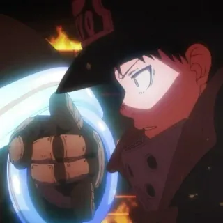 🔥 Anime, Feuerwehrmann, Charakter, Manga whatsapp sticker
